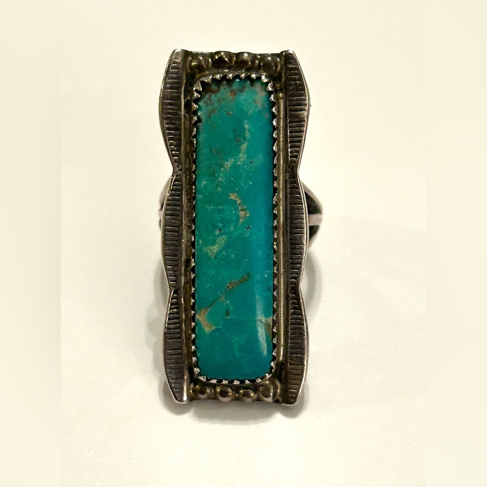 Turquoise Rectangular Ring